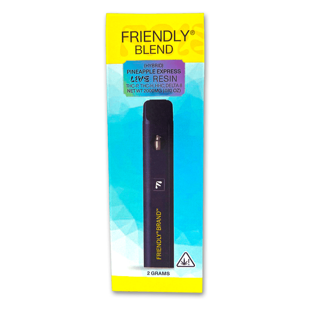 Friendly Blend Pineapple Express 2000MG Disposable Vape | Friendly Hemp